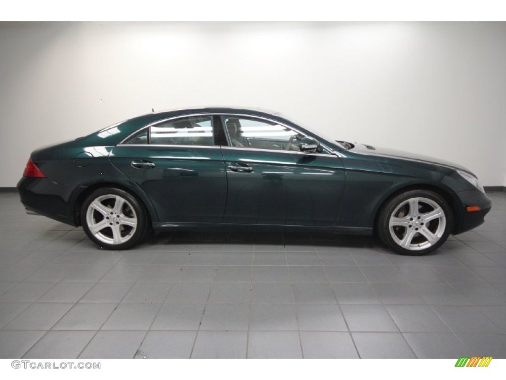 Everest Green Metallic 2006 Mercedes-Benz CLS 500 Exterior Photo #64067942
