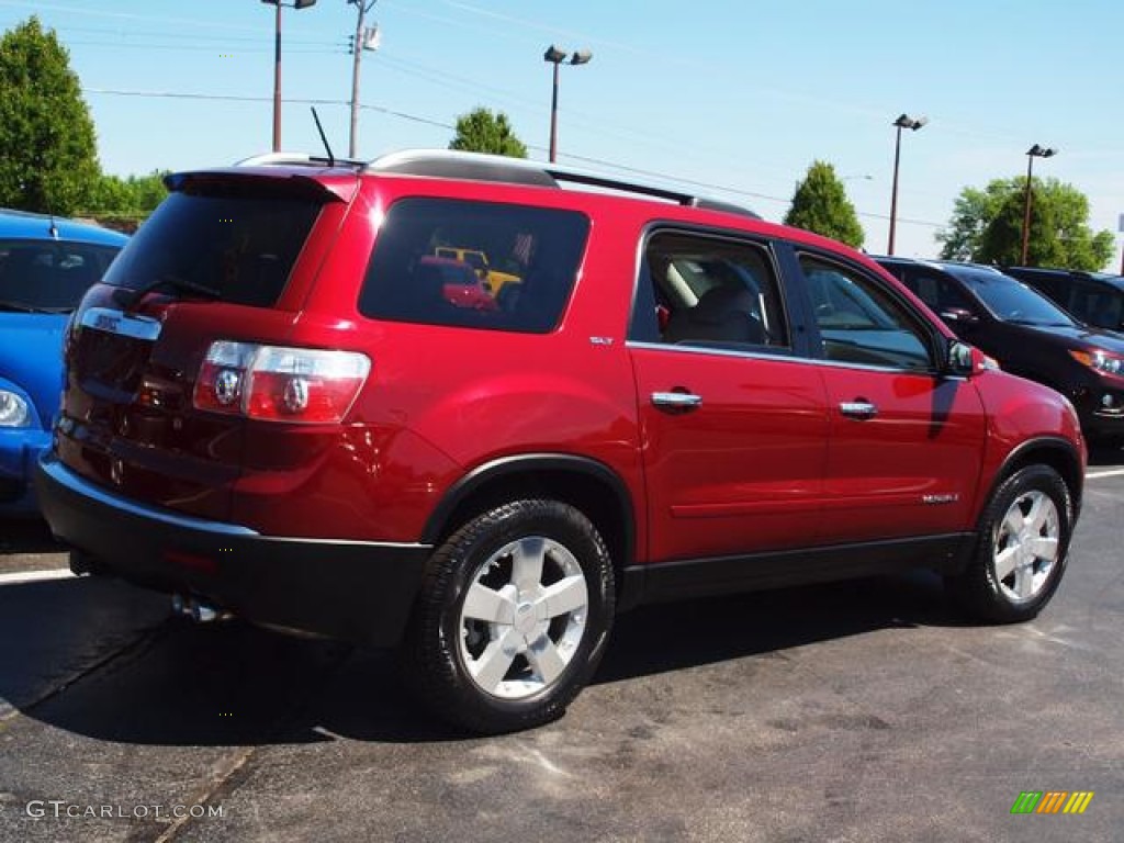 2007 Acadia SLT - Red Jewel Tintcoat / Titanium photo #3