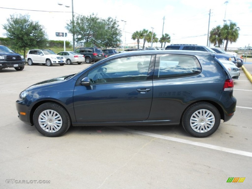 Blue Graphite Metallic 2012 Volkswagen Golf 2 Door Exterior Photo #64070948
