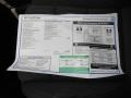 2012 Volkswagen Golf 2 Door Window Sticker