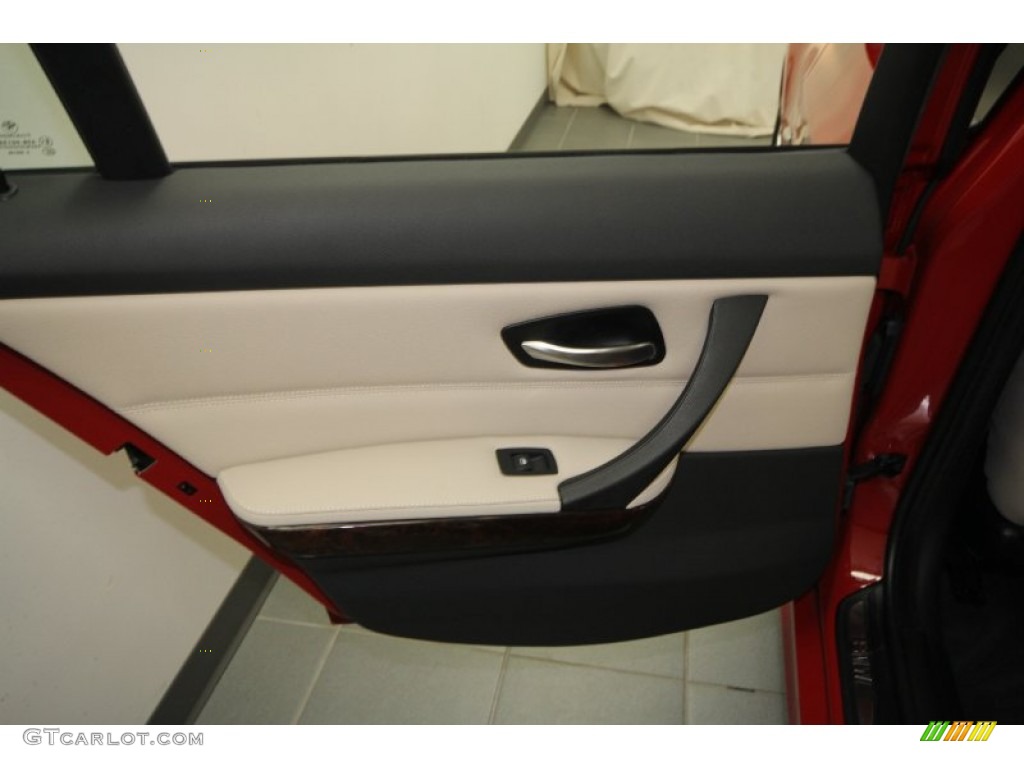 2009 3 Series 328i Sedan - Crimson Red / Oyster Dakota Leather photo #30