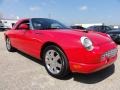 2002 Torch Red Ford Thunderbird Premium Roadster  photo #6