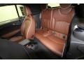 2012 Mini Cooper Hot Chocolate Lounge Leather Interior Rear Seat Photo