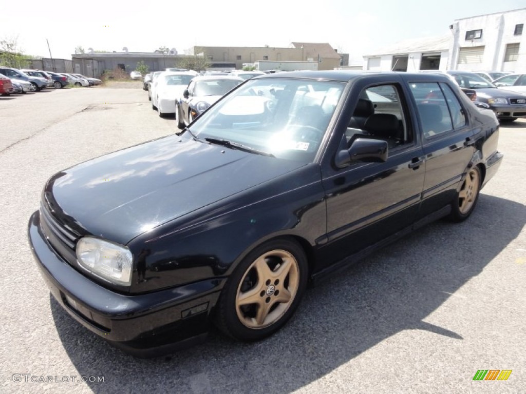 1997 Jetta GLX VR6 Sedan - Black / Black photo #2