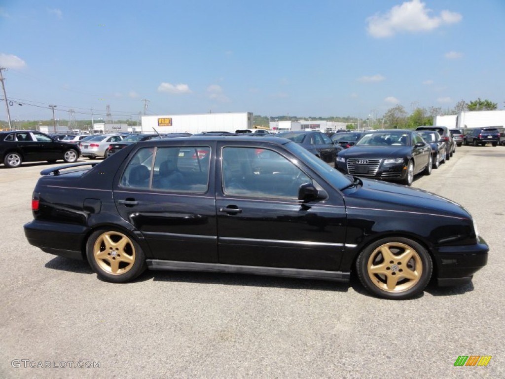 1997 Jetta GLX VR6 Sedan - Black / Black photo #8