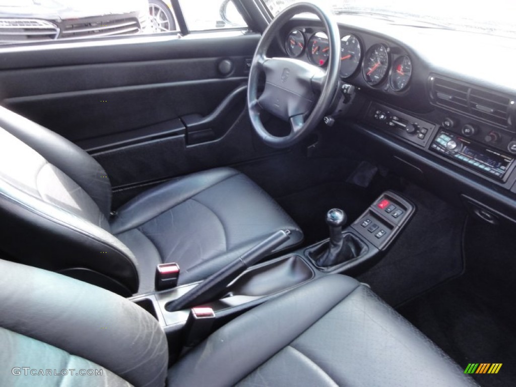 Black Interior 1998 Porsche 911 Carrera Cabriolet Photo #64074032