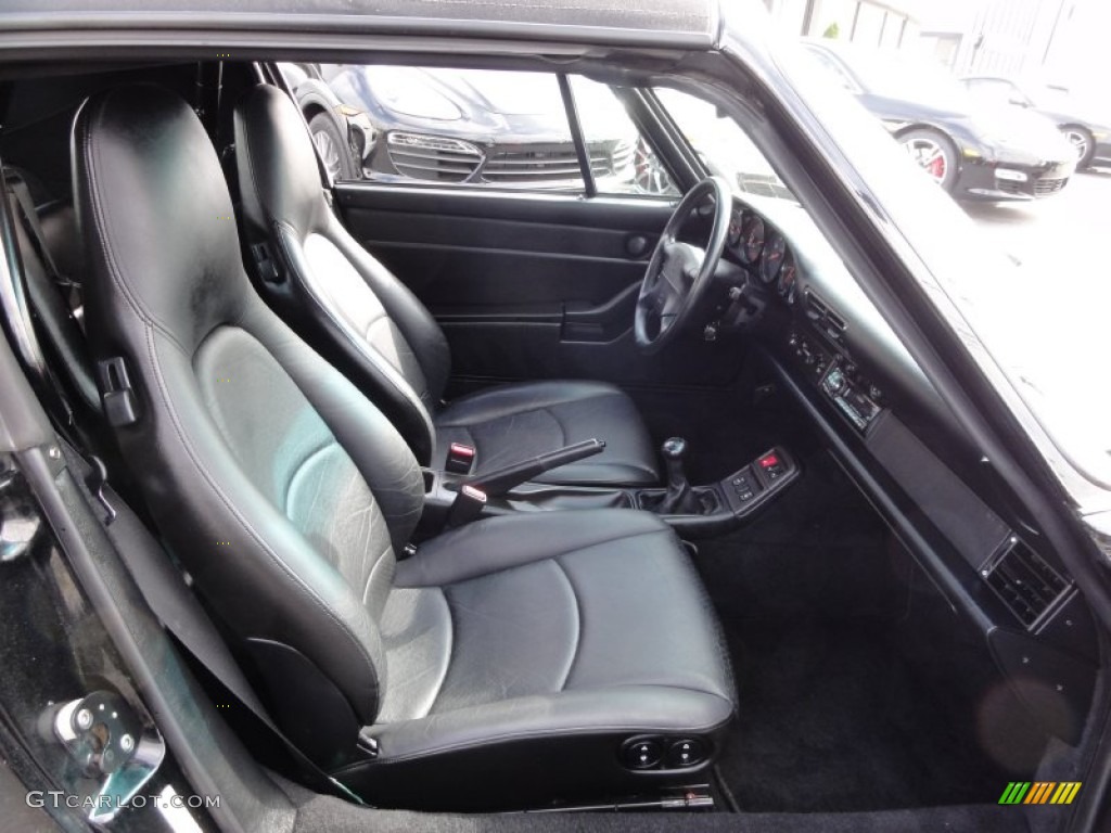 Black Interior 1998 Porsche 911 Carrera Cabriolet Photo #64074041
