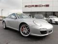 Arctic Silver Metallic 2009 Porsche 911 Carrera S Coupe Exterior