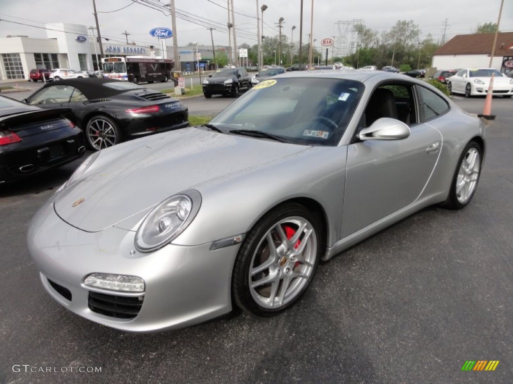 Arctic Silver Metallic 2009 Porsche 911 Carrera S Coupe Exterior Photo #64074216