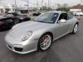 Arctic Silver Metallic 2009 Porsche 911 Carrera S Coupe Exterior