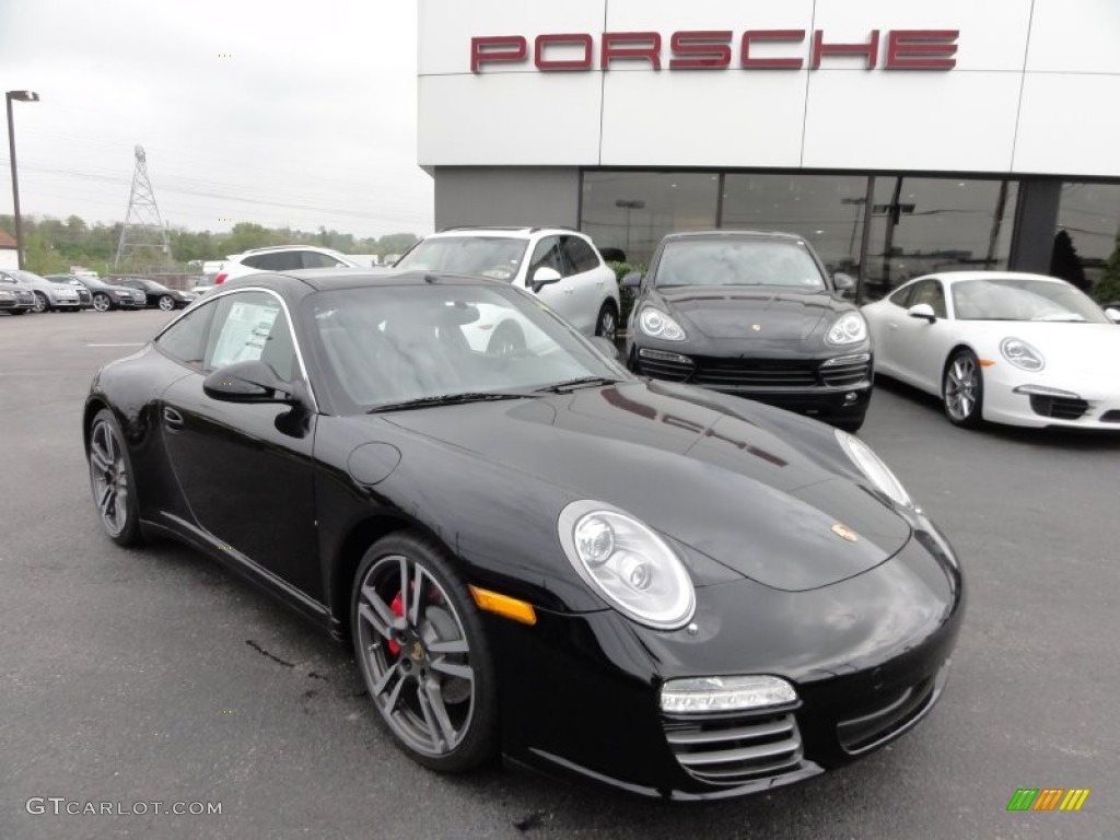 2012 911 Targa 4S - Black / Black photo #5