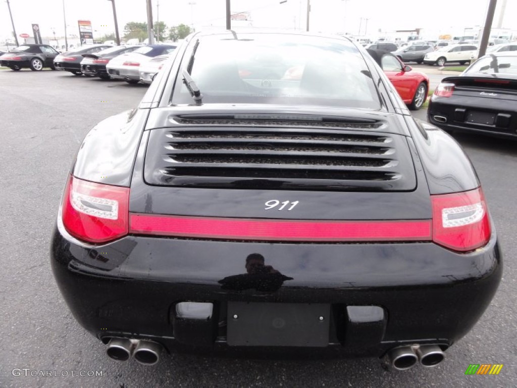 2012 911 Targa 4S - Black / Black photo #9