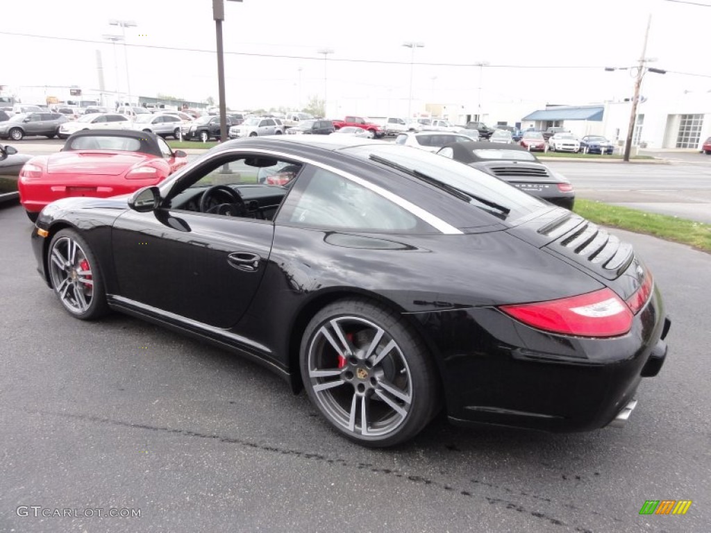 2012 911 Targa 4S - Black / Black photo #10