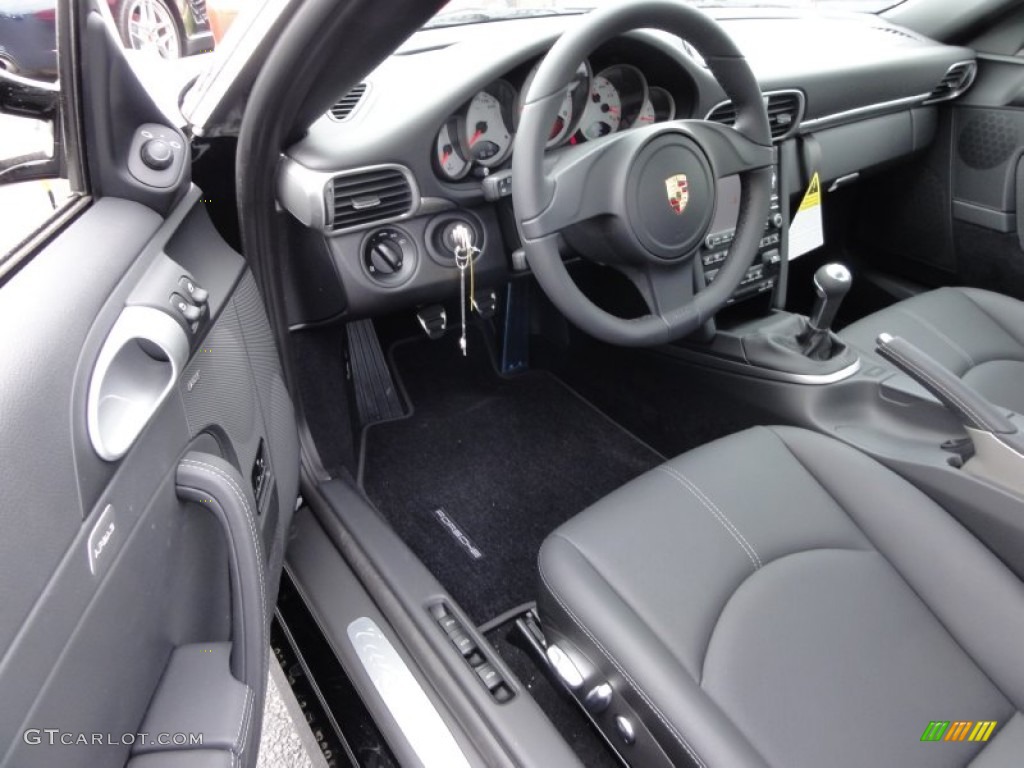Black Interior 2012 Porsche 911 Targa 4S Photo #64074572