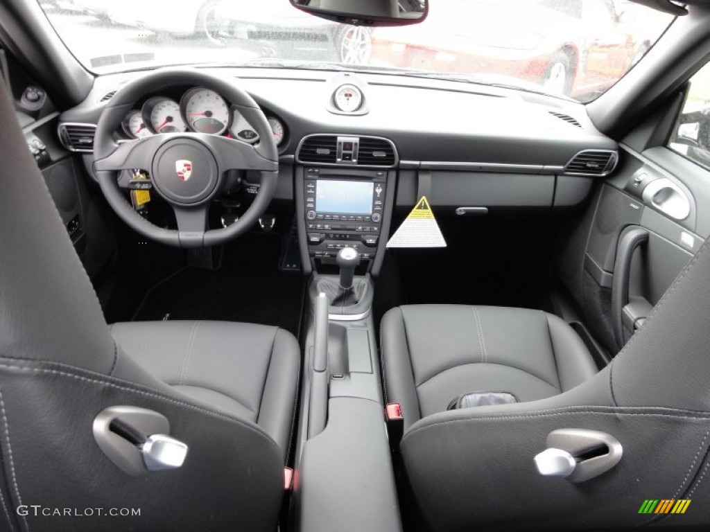 2012 Porsche 911 Targa 4S Black Dashboard Photo #64074707