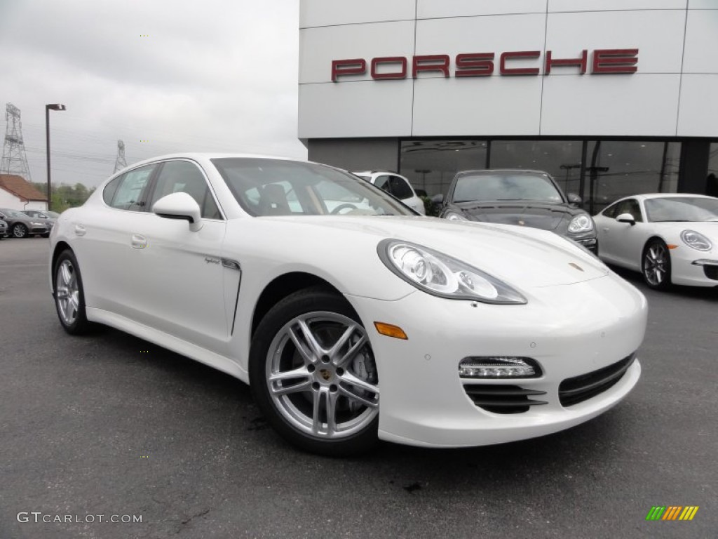 Carrara White 2012 Porsche Panamera S Hybrid Exterior Photo #64074788
