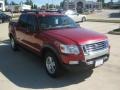 2007 Red Fire Ford Explorer Sport Trac XLT  photo #7