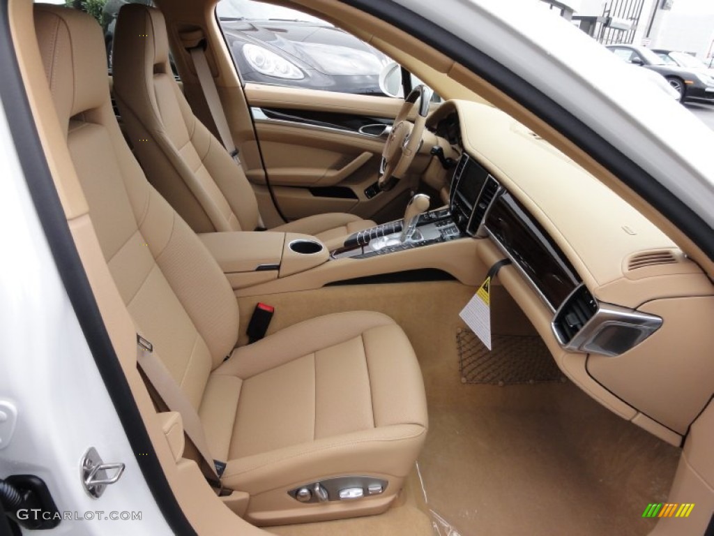Luxor Beige Interior 2012 Porsche Panamera S Hybrid Photo #64074950