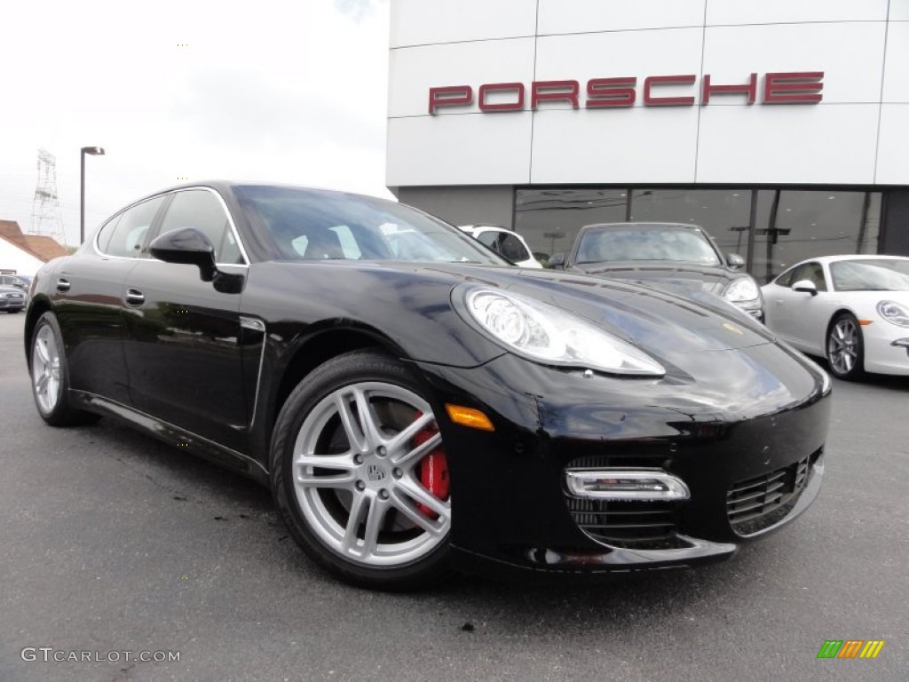 Black 2011 Porsche Panamera Turbo Exterior Photo #64075127