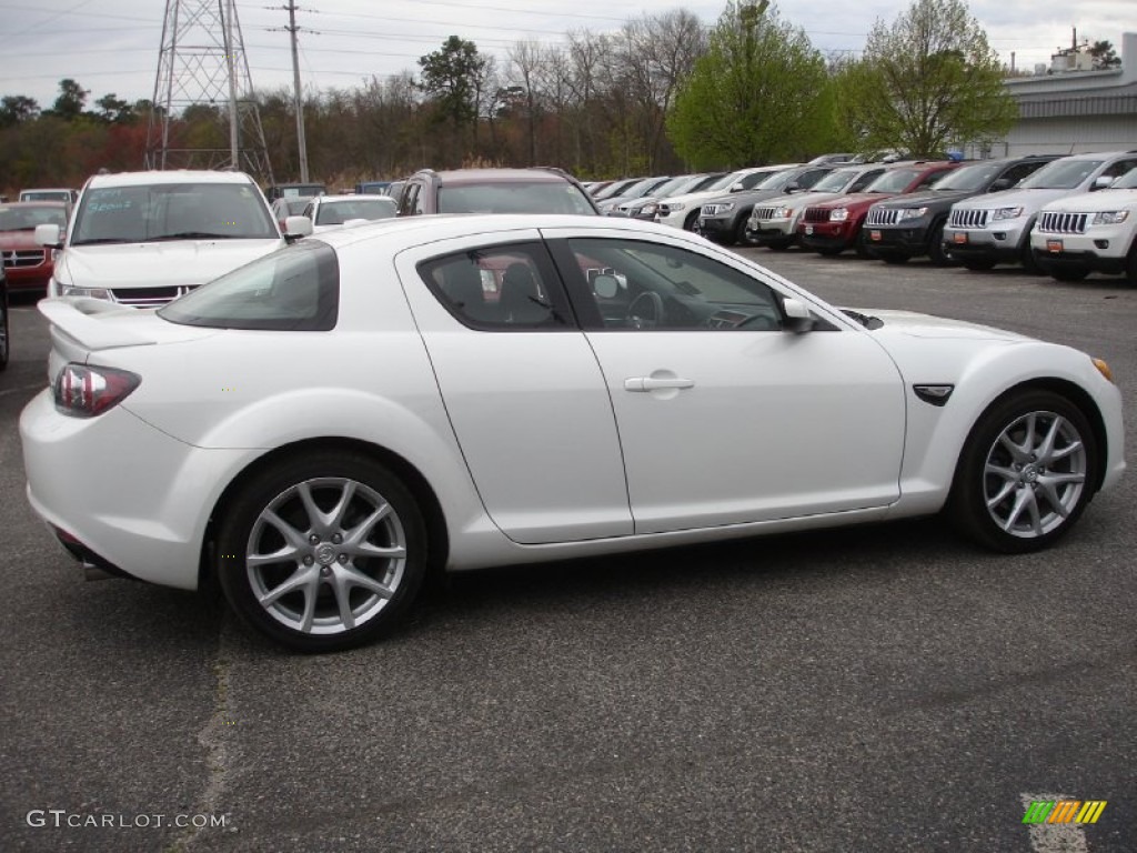 2009 RX-8 Touring - Crystal White Pearl / Black photo #7