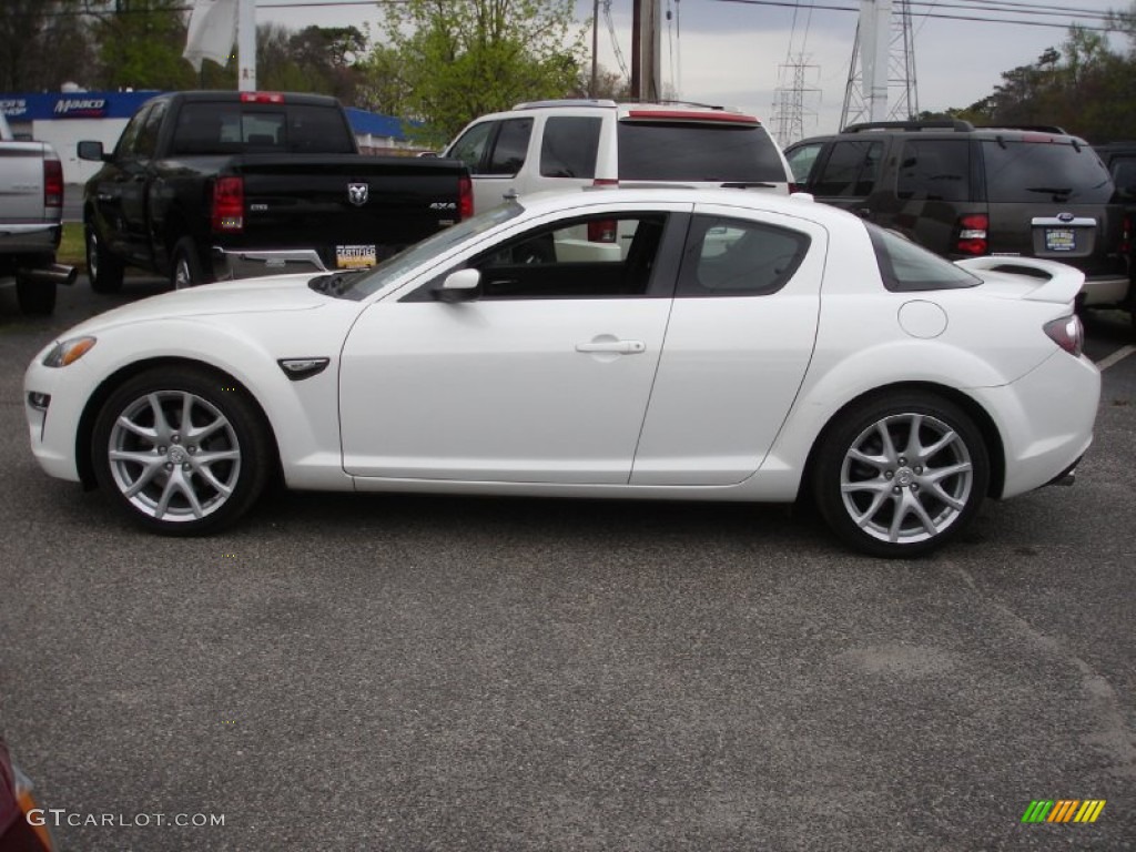 2009 RX-8 Touring - Crystal White Pearl / Black photo #8