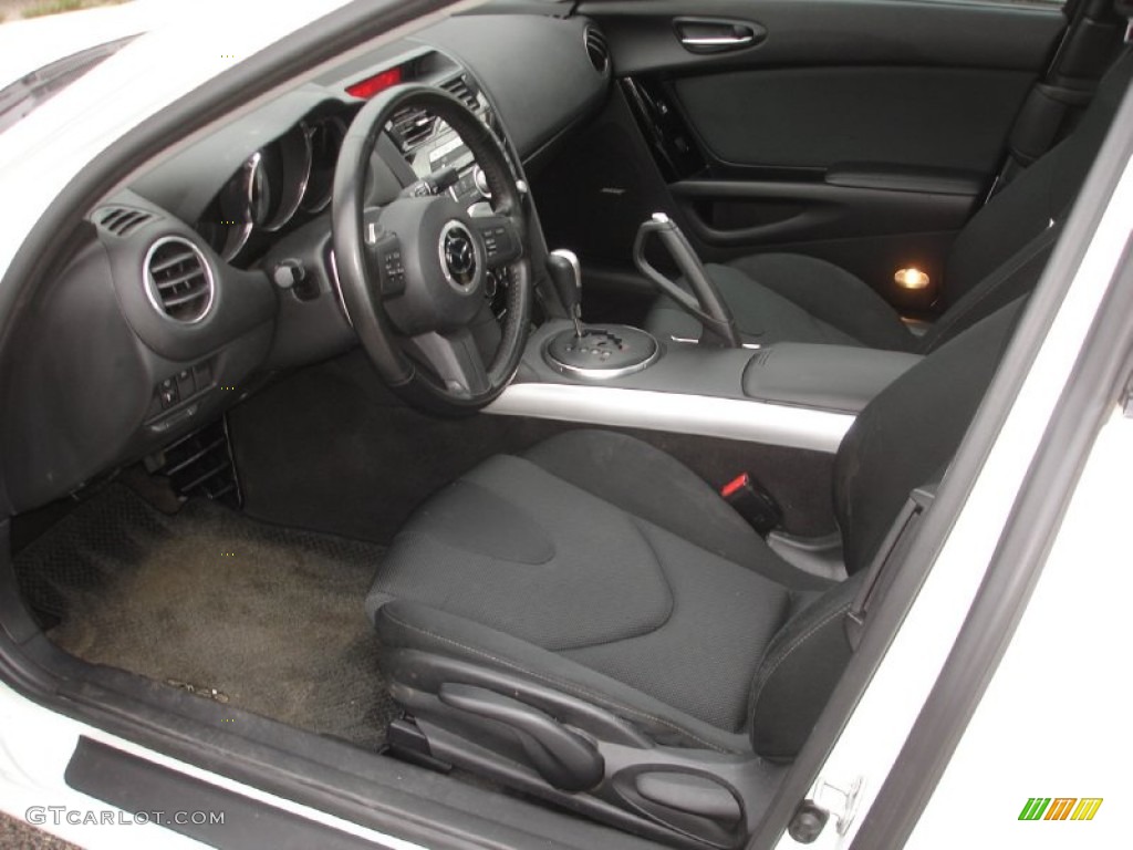 2009 RX-8 Touring - Crystal White Pearl / Black photo #9