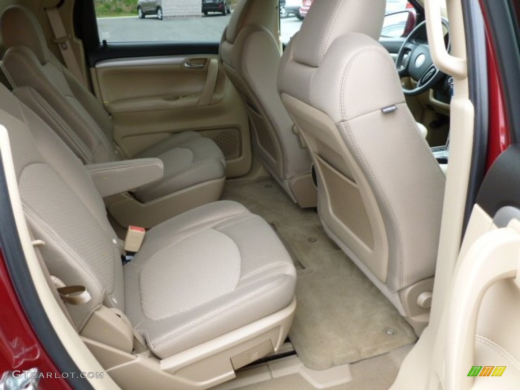 Tan Interior 2010 Saturn Outlook XE AWD Photo #64077374