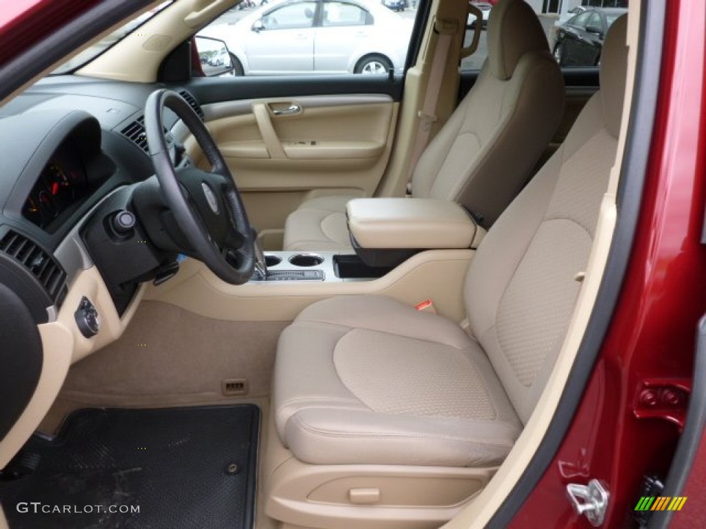 Tan Interior 2010 Saturn Outlook XE AWD Photo #64077410