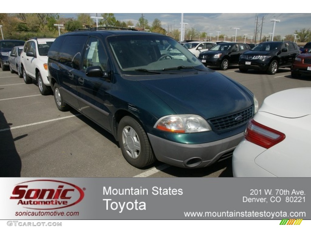 2001 Windstar LX - Emerald Green Metallic / Medium Graphite photo #1