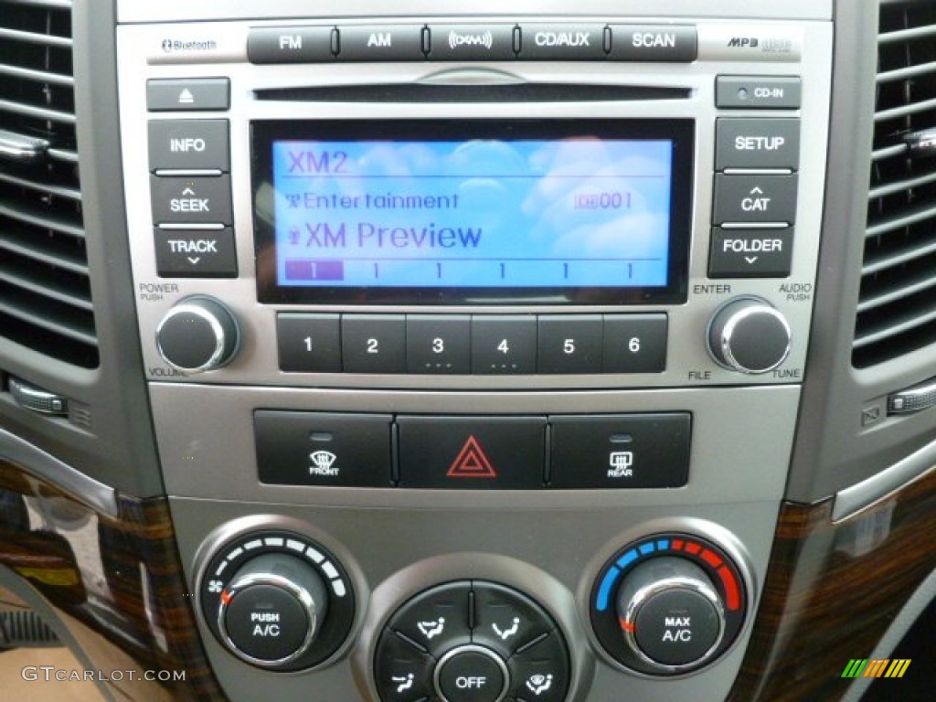 2012 Santa Fe SE V6 AWD - Twilight Black / Gray photo #19