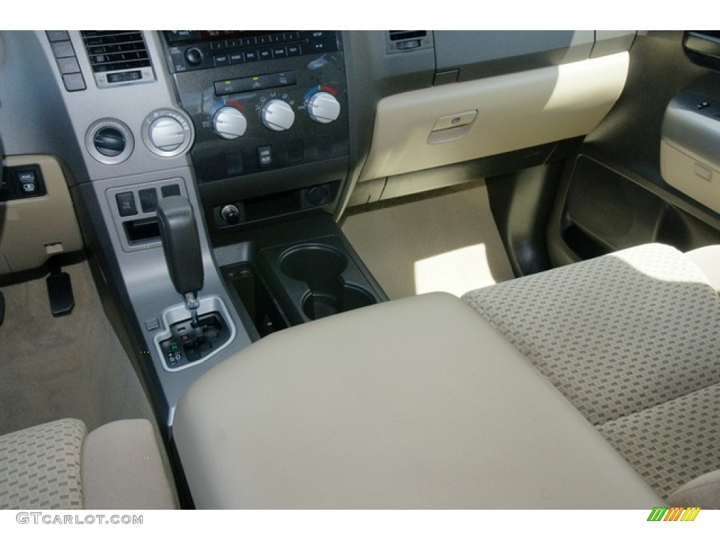 2010 Tundra Double Cab 4x4 - Super White / Sand Beige photo #21