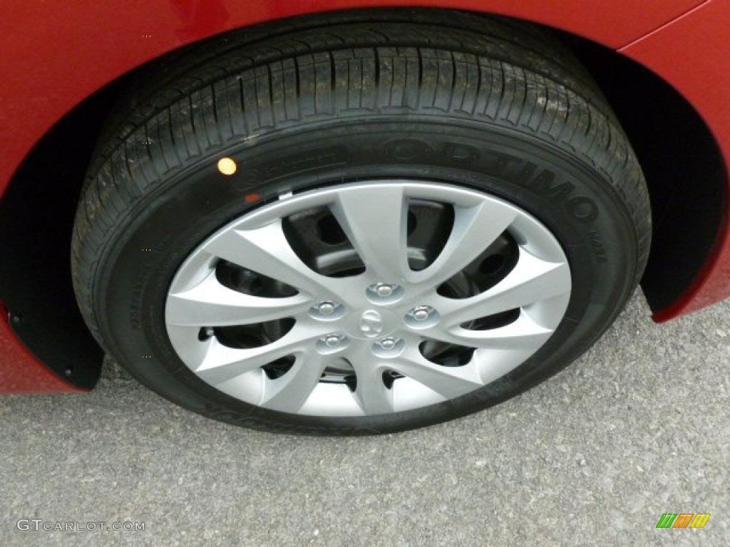 2012 Elantra GLS - Red Allure / Beige photo #9