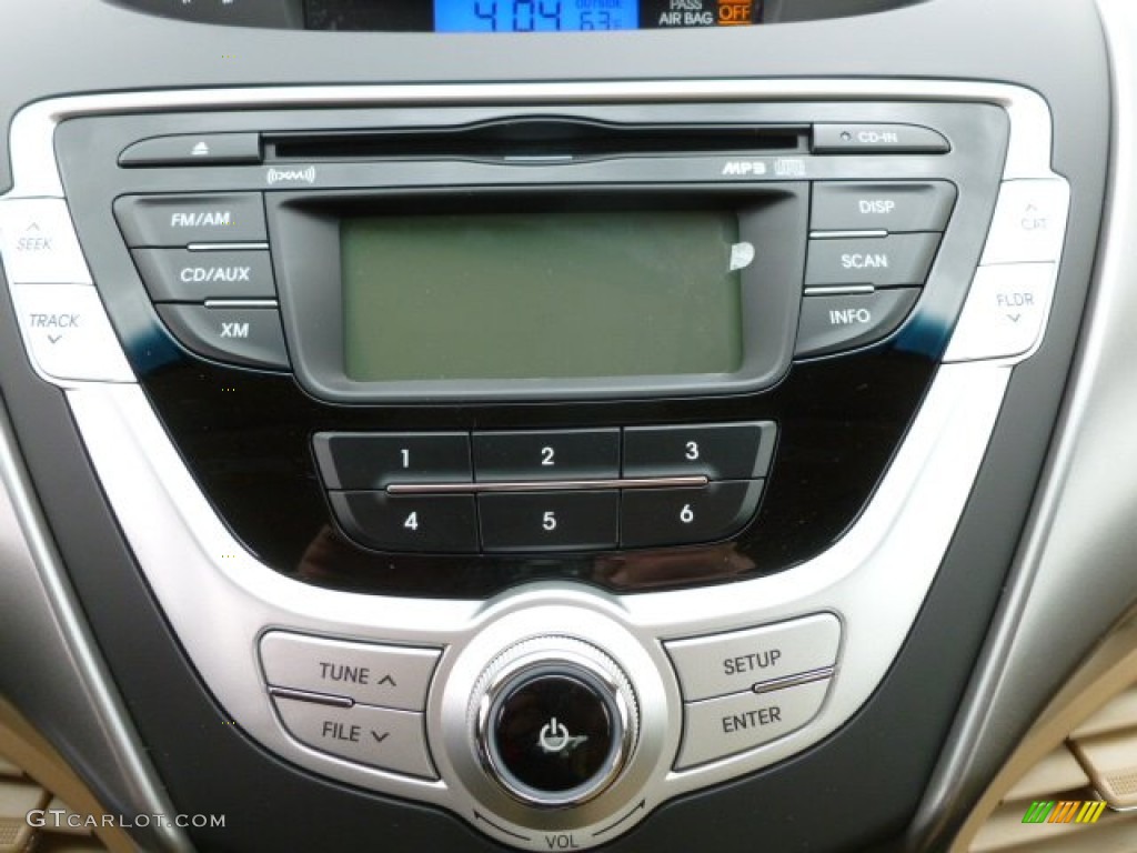 2012 Elantra GLS - Red Allure / Beige photo #19