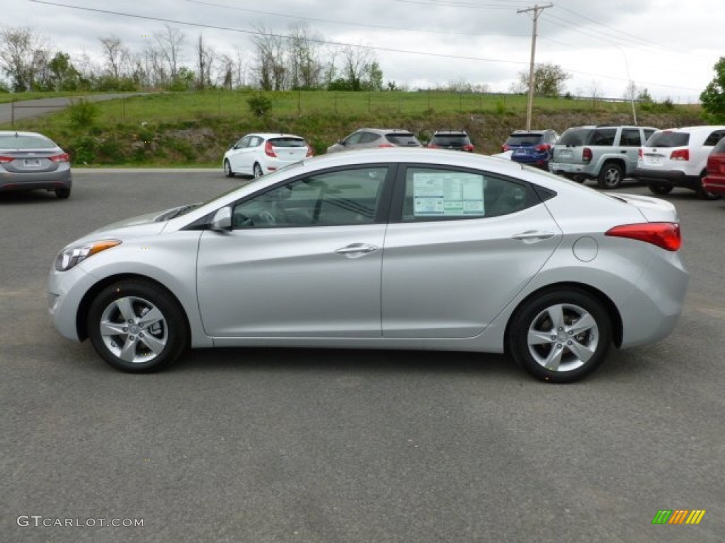 2012 Elantra GLS - Silver / Gray photo #4