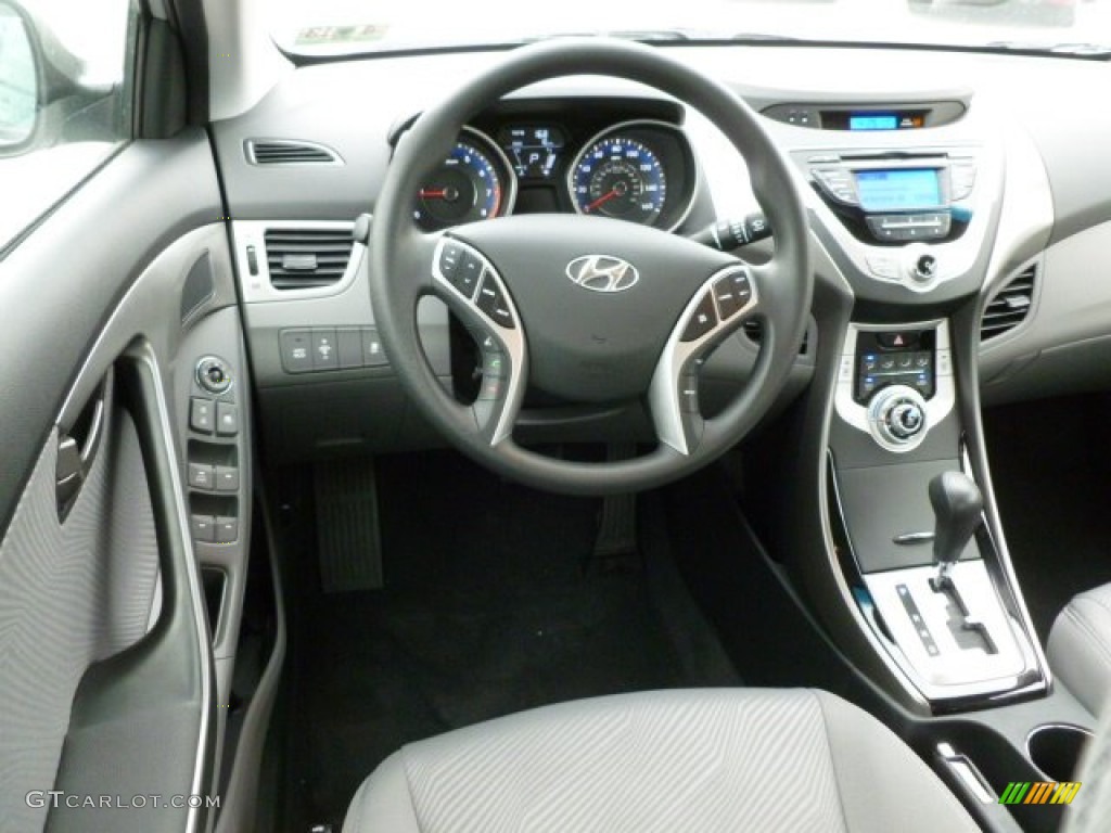 2012 Elantra GLS - Silver / Gray photo #14
