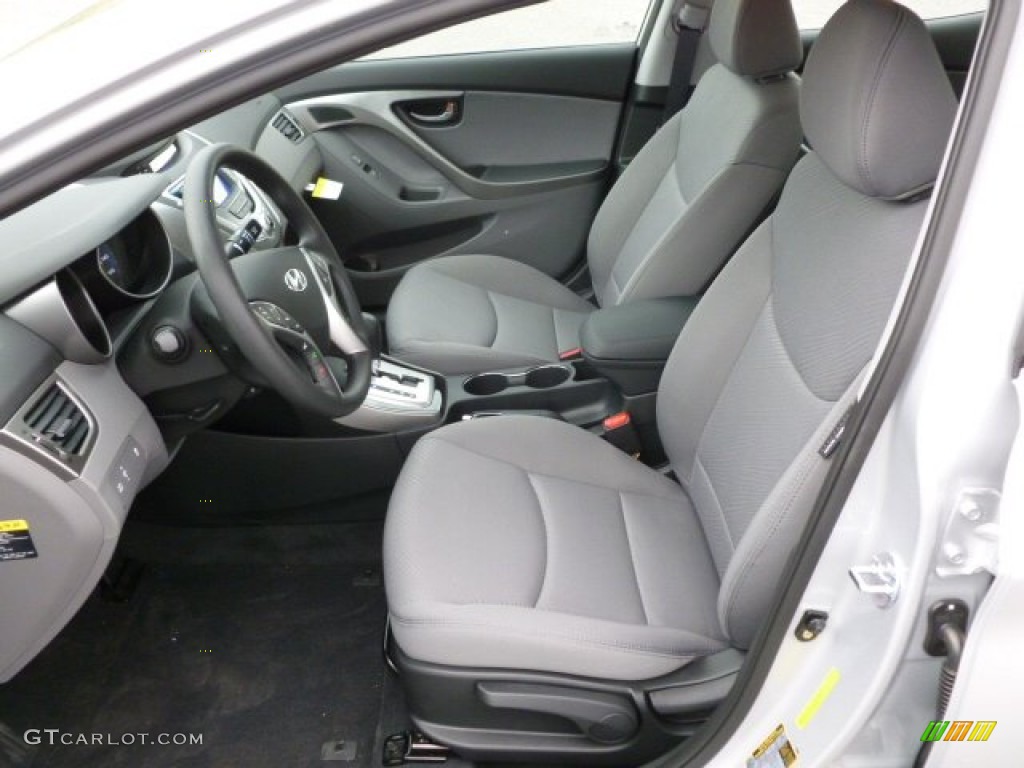 2012 Elantra GLS - Silver / Gray photo #15