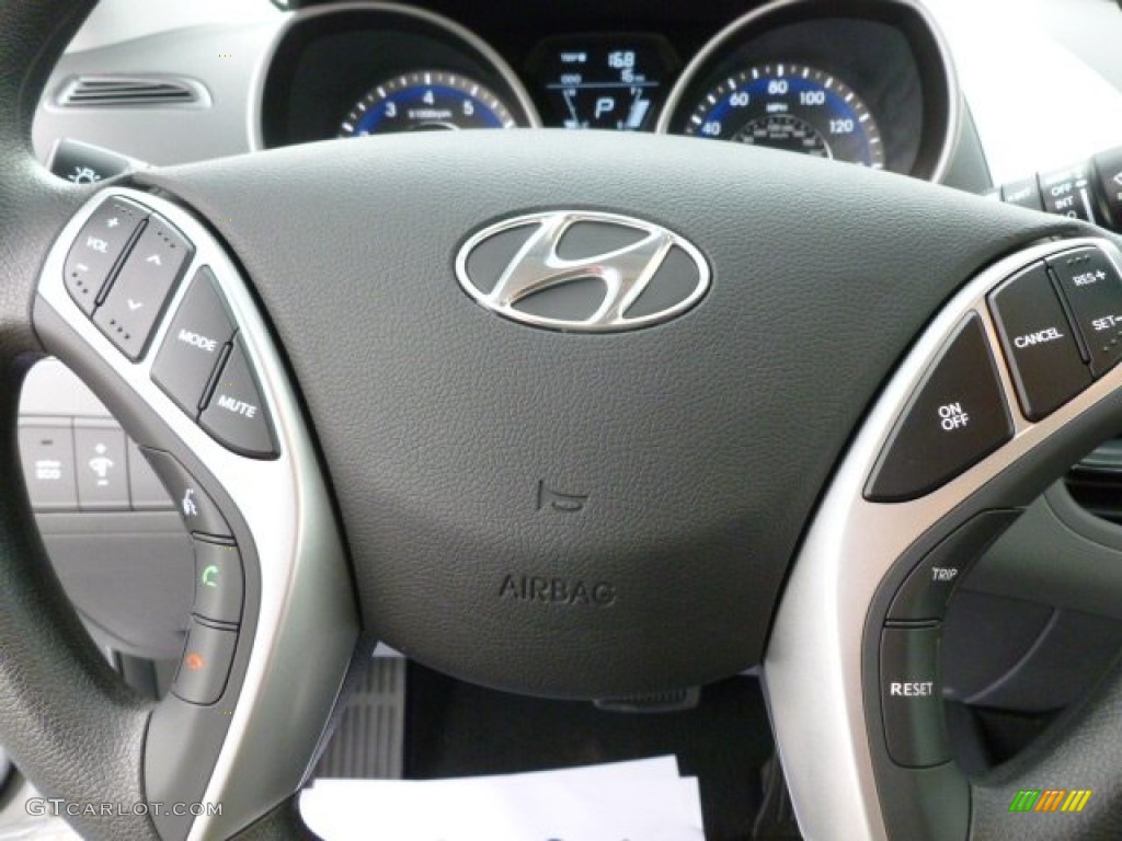 2012 Elantra GLS - Silver / Gray photo #18