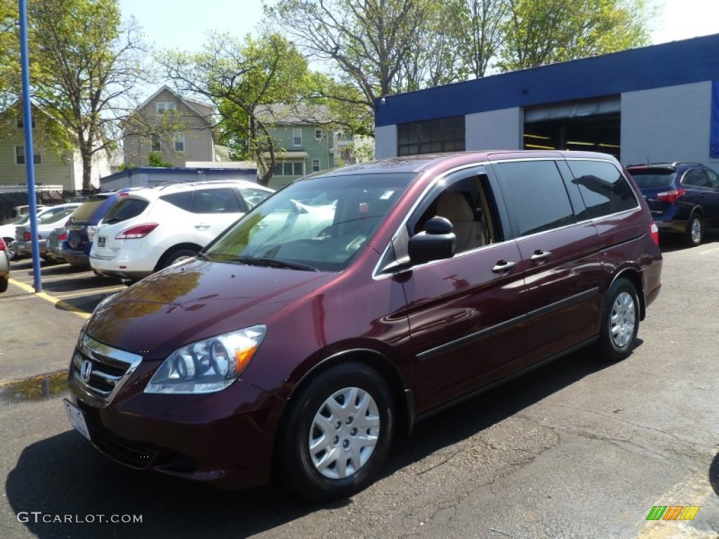 Dark Cherry Pearl Honda Odyssey