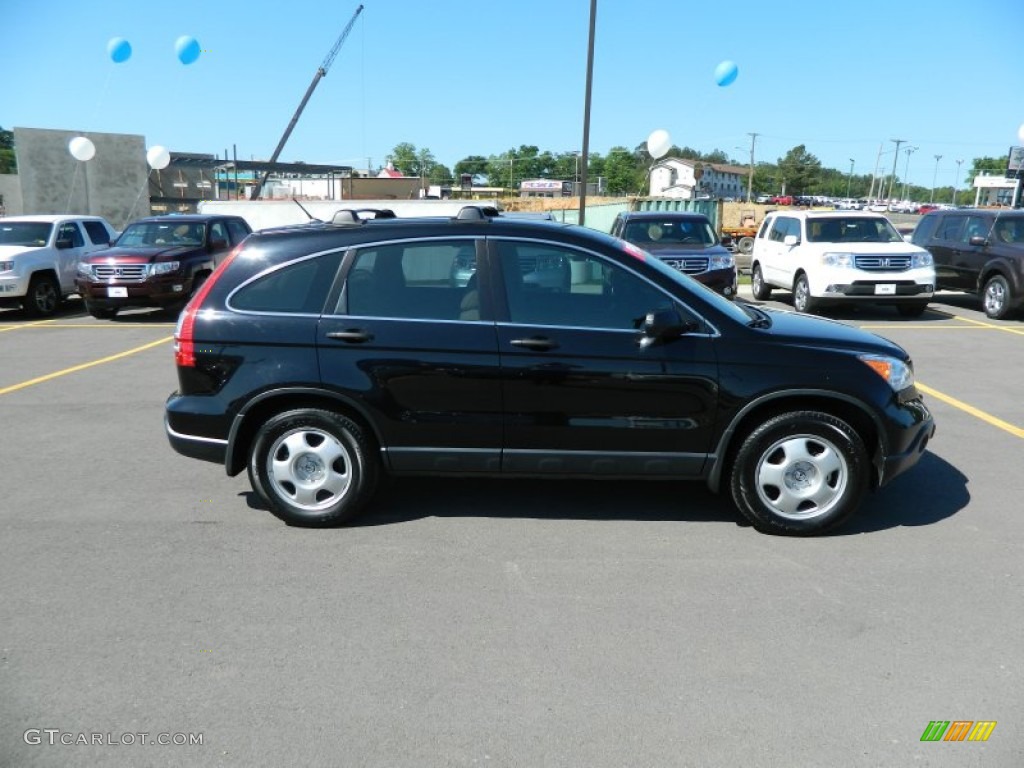 2008 CR-V LX - Nighthawk Black Pearl / Black photo #6