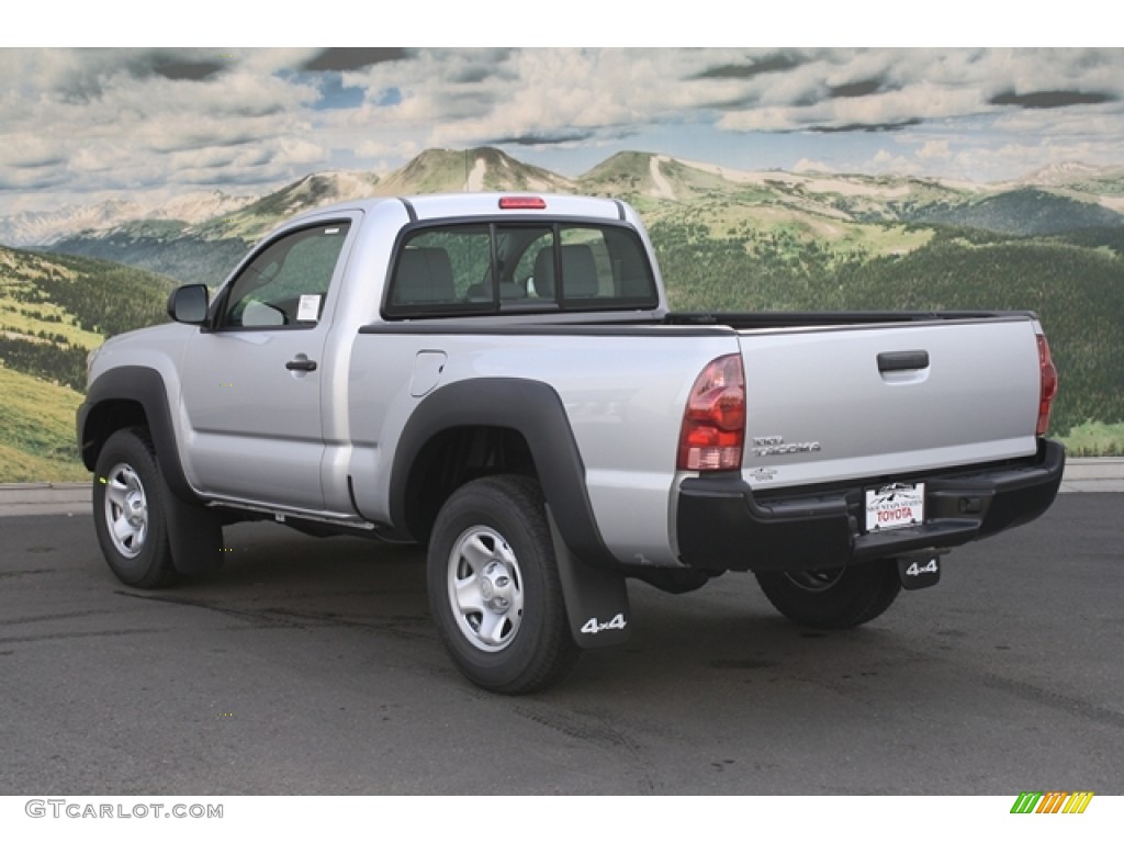 2012 Tacoma Regular Cab 4x4 - Silver Streak Mica / Graphite photo #2