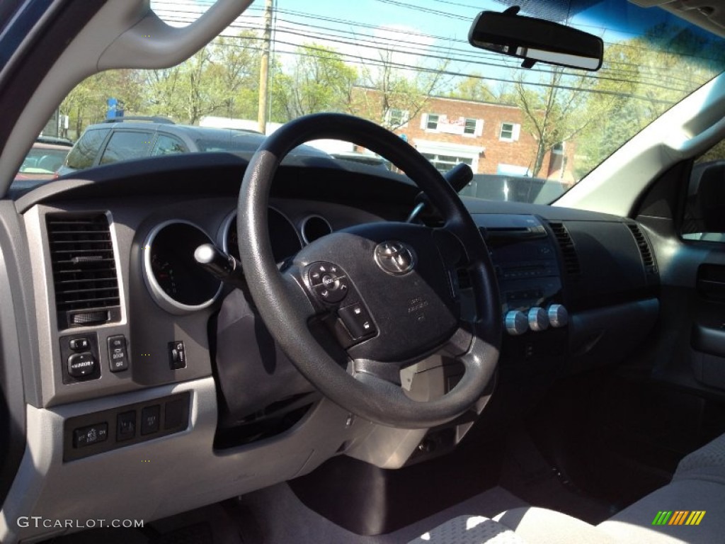 2010 Tundra TRD Double Cab 4x4 - Nautical Blue Metallic / Graphite Gray photo #15