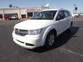 2012 Ivory White Tri-Coat Dodge Journey SE  photo #1