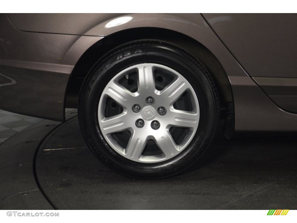 2010 Civic LX Sedan - Urban Titanium Metallic / Beige photo #32