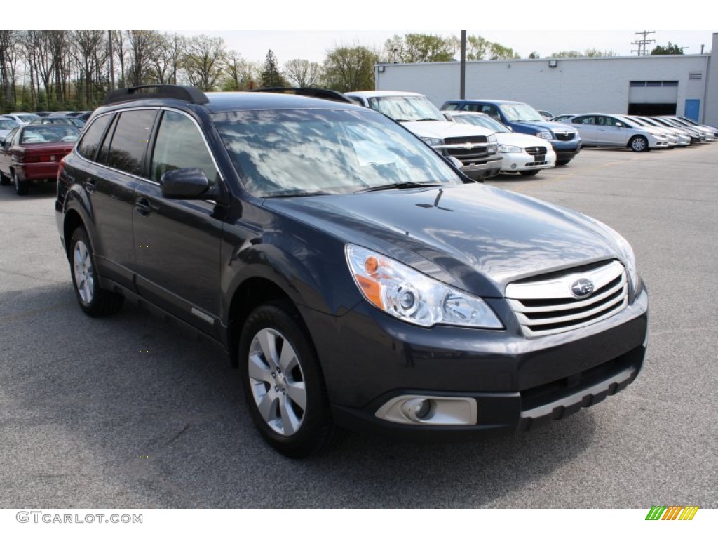 2011 Outback 2.5i Premium Wagon - Crystal Black Silica / Off Black photo #1