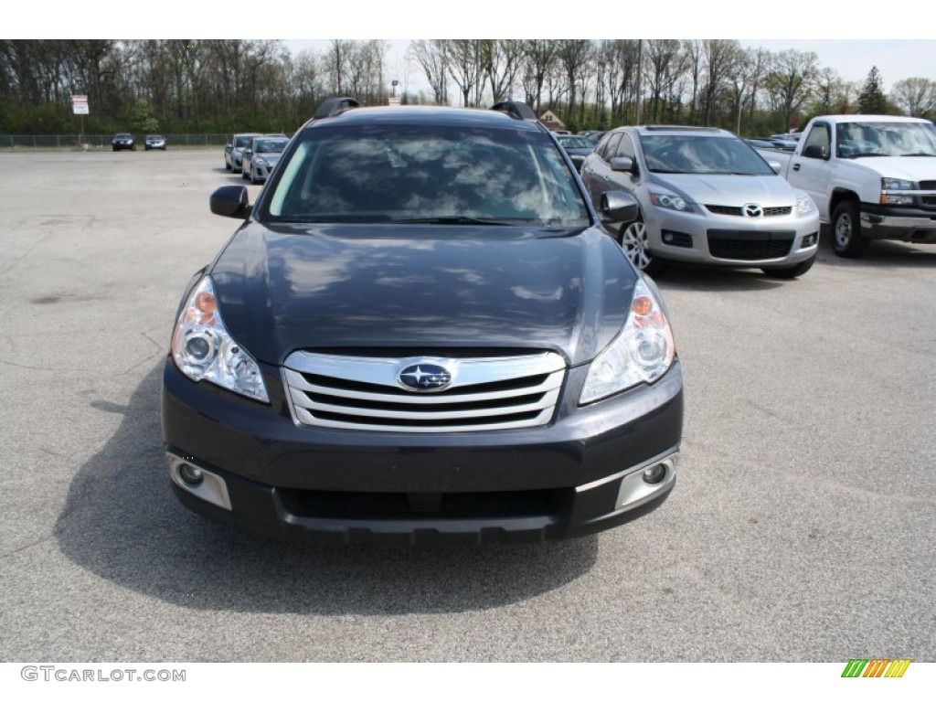 2011 Outback 2.5i Premium Wagon - Crystal Black Silica / Off Black photo #2