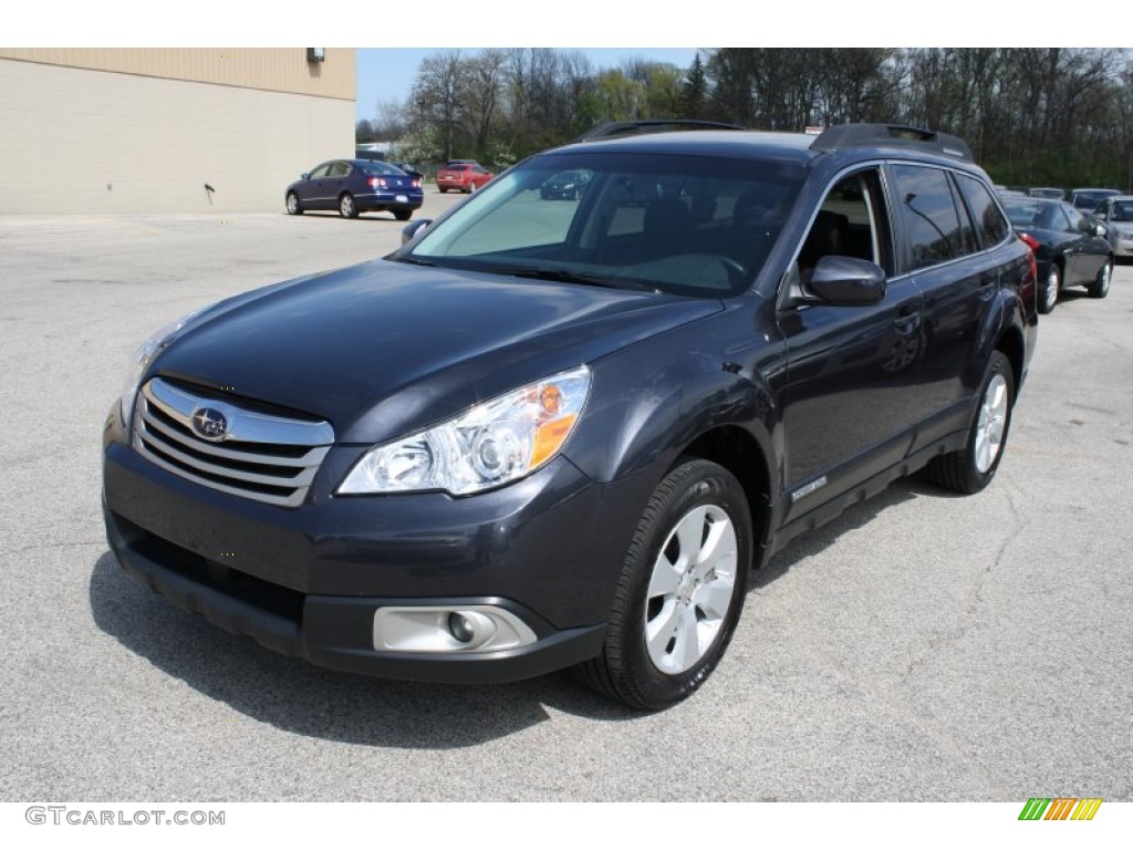 2011 Outback 2.5i Premium Wagon - Crystal Black Silica / Off Black photo #3