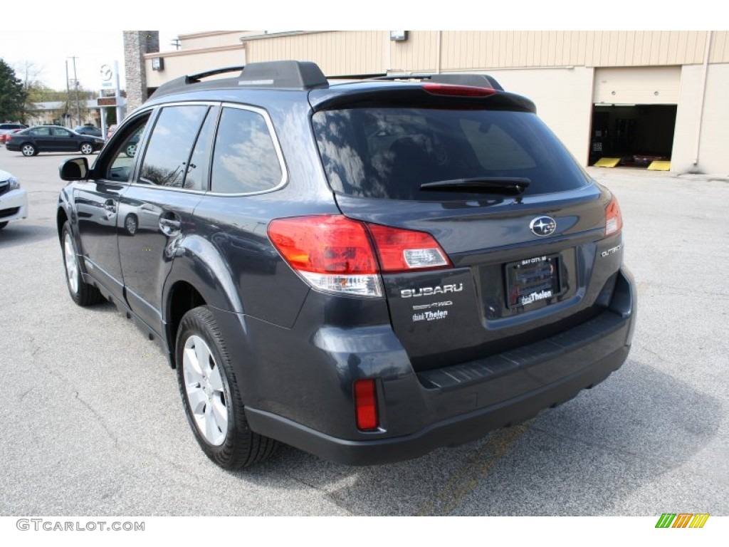 2011 Outback 2.5i Premium Wagon - Crystal Black Silica / Off Black photo #4