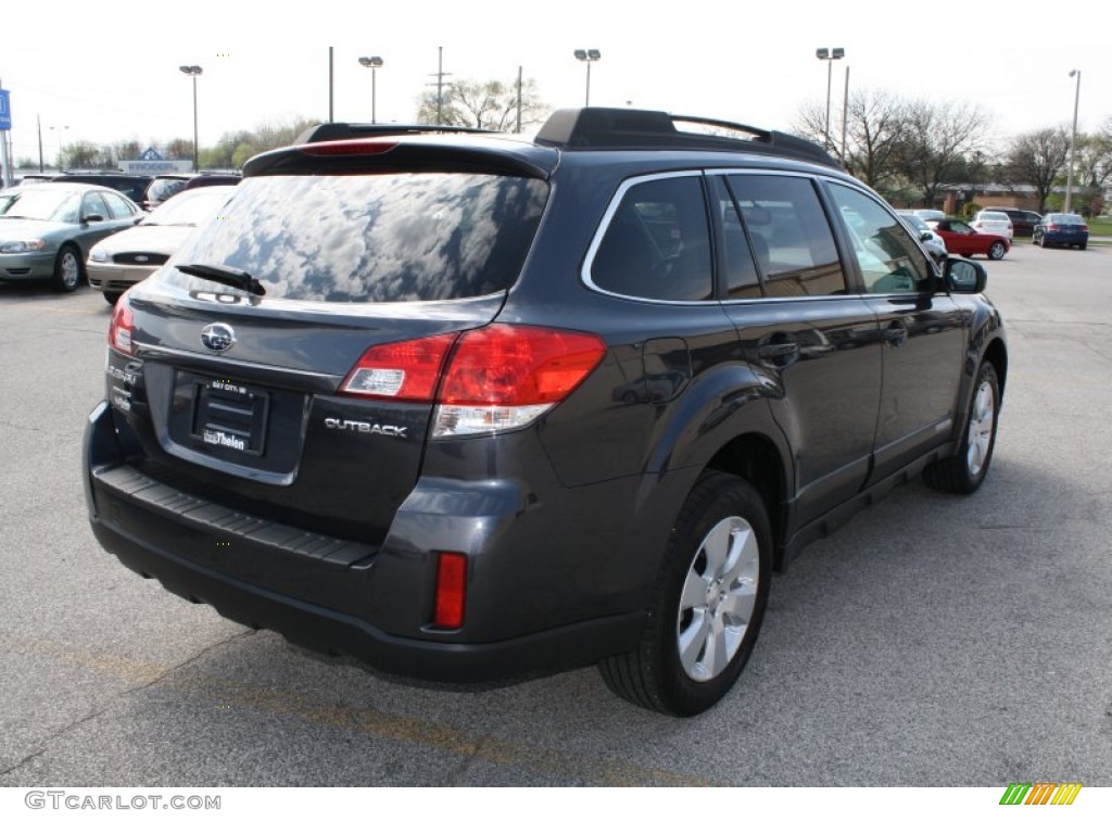 2011 Outback 2.5i Premium Wagon - Crystal Black Silica / Off Black photo #6