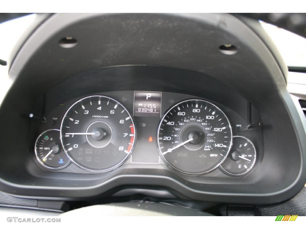 2011 Outback 2.5i Premium Wagon - Crystal Black Silica / Off Black photo #10