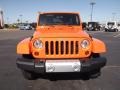 2012 Crush Orange Jeep Wrangler Unlimited Sahara 4x4  photo #2